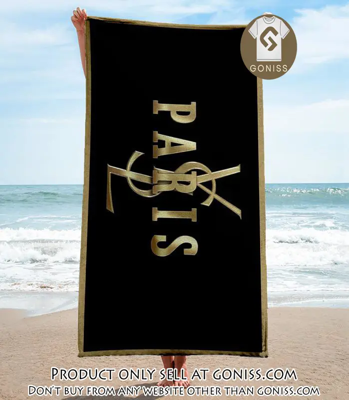 Yves saint laurent paris beach towel luxury brand hot trending summer  bt00303 gn0452126